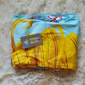 NwT Disney Tangled Rapunzel beach towel 29x59